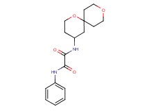 N-1,9-dioxaspiro[5.5]undec-4-yl-N'-phenylethanediamide