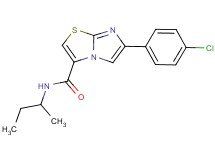 N-(sec-butyl)-6-(4-chlorophenyl)imidazo[2,1-b][1,3]thiazole-3-carboxamide