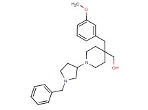 [1-(1-benzyl-3-pyrrolidinyl)-4-(3-methoxybenzyl)-4-piperidinyl]methanol