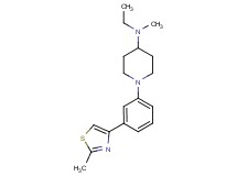N-ethyl-N-methyl-1-[3-(2-methyl-1,3-thiazol-4-yl)phenyl]piperidin-4-amine