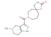 8-[(5-methyl-4,5,6,7-tetrahydro-1H-pyrazolo[4,3-c]pyridin-3-yl)carbonyl]-1-oxa-3,8-diazaspiro[4.6]undecan-2-one