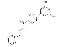 1-[(benzyloxy)acetyl]-4-(2,6-dimethyl-4-pyridinyl)piperazine