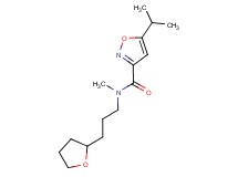 5-isopropyl-N-methyl-N-[3-(tetrahydro-2-furanyl)propyl]-3-isoxazolecarboxamide