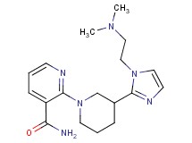 2-(3-{1-[2-(dimethylamino)ethyl]-1H-imidazol-2-yl}piperidin-1-yl)nicotinamide