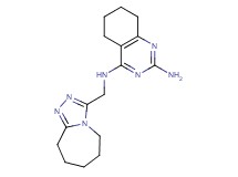 N~4~-(6,7,8,9-tetrahydro-5H-[1,2,4]triazolo[4,3-a]azepin-3-ylmethyl)-5,6,7,8-tetrahydroquinazoline-2,4-diamine