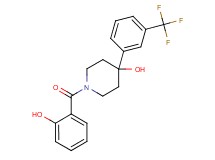 1-(2-hydroxybenzoyl)-4-[3-(trifluoromethyl)phenyl]-4-piperidinol