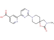 2-[2-(3-methyl-2-oxo-1-oxa-3,8-diazaspiro[4.5]dec-8-yl)pyrimidin-4-yl]isonicotinic acid