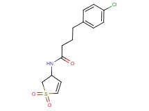 4-(4-chlorophenyl)-N-(1,1-dioxido-2,3-dihydro-3-thienyl)butanamide