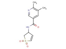 N-(1,1-dioxido-2,3-dihydro-3-thienyl)-5,6-dimethylnicotinamide