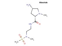 (2S,4S)-4-amino-1-methyl-N-{2-[methyl(methylsulfonyl)amino]ethyl}pyrrolidine-2-carboxamide