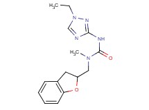 N-(2,3-dihydro-1-benzofuran-2-ylmethyl)-N'-(1-ethyl-1H-1,2,4-triazol-3-yl)-N-methylurea