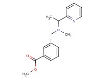 methyl 3-{[methyl(1-pyridin-2-ylethyl)amino]methyl}benzoate