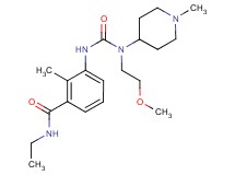 N-ethyl-3-({[(2-methoxyethyl)(1-methylpiperidin-4-yl)amino]carbonyl}amino)-2-methylbenzamide