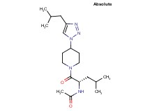 N-((1S)-1-{[4-(4-isobutyl-1H-1,2,3-triazol-1-yl)piperidin-1-yl]carbonyl}-3-methylbutyl)acetamide