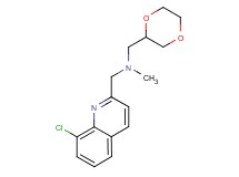 1-(8-chloroquinolin-2-yl)-N-(1,4-dioxan-2-ylmethyl)-N-methylmethanamine