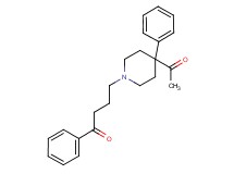 4-(4-acetyl-4-phenyl-1-piperidinyl)-1-phenyl-1-butanone
