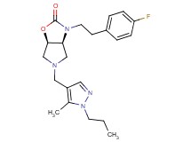 (3aS*,6aR*)-3-[2-(4-fluorophenyl)ethyl]-5-[(5-methyl-1-propyl-1H-pyrazol-4-yl)methyl]hexahydro-2H-pyrrolo[3,4-d][1,3]oxazol-2-one