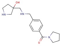 3-({[4-(1-pyrrolidinylcarbonyl)benzyl]amino}methyl)-3-pyrrolidinol dihydrochloride