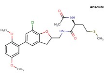 N~2~-acetyl-N~1~-{[7-chloro-5-(2,5-dimethoxyphenyl)-2,3-dihydro-1-benzofuran-2-yl]methyl}-L-methioninamide