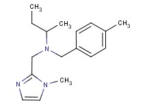 N-(4-methylbenzyl)-N-[(1-methyl-1H-imidazol-2-yl)methyl]butan-2-amine