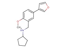 N-[5-(3-furyl)-2-methoxybenzyl]cyclopentanamine