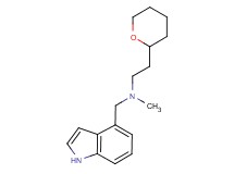 (1H-indol-4-ylmethyl)methyl[2-(tetrahydro-2H-pyran-2-yl)ethyl]amine