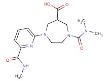 1-[(dimethylamino)carbonyl]-4-{6-[(methylamino)carbonyl]pyridin-2-yl}-1,4-diazepane-6-carboxylic acid
