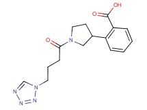 2-{1-[4-(1H-tetrazol-1-yl)butanoyl]-3-pyrrolidinyl}benzoic acid