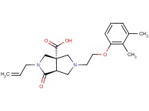 (3aS*,6aS*)-2-allyl-5-[2-(2,3-dimethylphenoxy)ethyl]-1-oxohexahydropyrrolo[3,4-c]pyrrole-3a(1H)-carboxylic acid