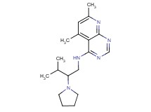 5,7-dimethyl-N-(3-methyl-2-pyrrolidin-1-ylbutyl)pyrido[2,3-d]pyrimidin-4-amine