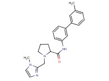 N-(3'-methyl-3-biphenylyl)-1-[(1-methyl-1H-imidazol-2-yl)methyl]prolinamide
