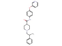 1-(2-phenylpropyl)-N-[4-(3-pyridinyloxy)phenyl]-4-piperidinecarboxamide
