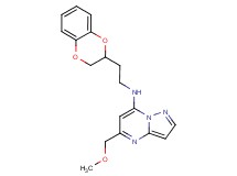 N-[2-(2,3-dihydro-1,4-benzodioxin-2-yl)ethyl]-5-(methoxymethyl)pyrazolo[1,5-a]pyrimidin-7-amine