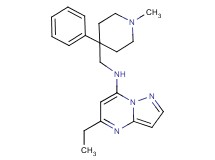 5-ethyl-N-[(1-methyl-4-phenyl-4-piperidinyl)methyl]pyrazolo[1,5-a]pyrimidin-7-amine