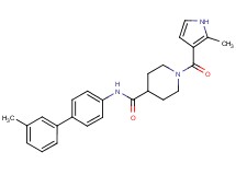 N-(3'-methylbiphenyl-4-yl)-1-[(2-methyl-1H-pyrrol-3-yl)carbonyl]piperidine-4-carboxamide