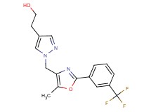 2-[1-({5-methyl-2-[3-(trifluoromethyl)phenyl]-1,3-oxazol-4-yl}methyl)-1H-pyrazol-4-yl]ethanol