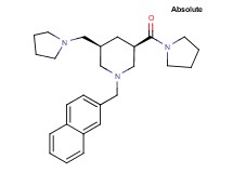 (3R,5R)-1-(2-naphthylmethyl)-3-(1-pyrrolidinylcarbonyl)-5-(1-pyrrolidinylmethyl)piperidine