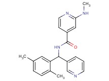 N-[(2,5-dimethylphenyl)(pyridin-3-yl)methyl]-2-(methylamino)isonicotinamide