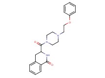 3-{[4-(2-phenoxyethyl)-1-piperazinyl]carbonyl}-3,4-dihydro-1(2H)-isoquinolinone