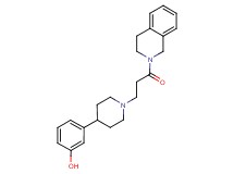 3-{1-[3-(3,4-dihydroisoquinolin-2(1H)-yl)-3-oxopropyl]piperidin-4-yl}phenol