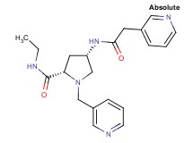 (4S)-N-ethyl-4-[(pyridin-3-ylacetyl)amino]-1-(pyridin-3-ylmethyl)-L-prolinamide