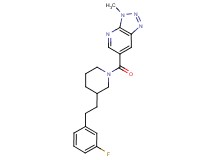 6-({3-[2-(3-fluorophenyl)ethyl]-1-piperidinyl}carbonyl)-3-methyl-3H-[1,2,3]triazolo[4,5-b]pyridine