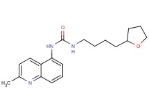 N-(2-methylquinolin-5-yl)-N'-[4-(tetrahydrofuran-2-yl)butyl]urea