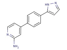 4-[4-(1H-pyrazol-5-yl)phenyl]pyridin-2-amine