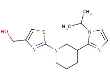 {2-[3-(1-isopropyl-1H-imidazol-2-yl)-1-piperidinyl]-1,3-thiazol-4-yl}methanol