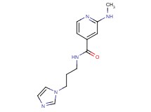 N-[3-(1H-imidazol-1-yl)propyl]-2-(methylamino)isonicotinamide