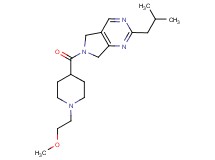 2-isobutyl-6-{[1-(2-methoxyethyl)piperidin-4-yl]carbonyl}-6,7-dihydro-5H-pyrrolo[3,4-d]pyrimidine