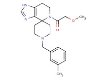5-(methoxyacetyl)-1'-(3-methylbenzyl)-1,5,6,7-tetrahydrospiro[imidazo[4,5-c]pyridine-4,4'-piperidine]
