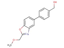 {4-[2-(methoxymethyl)-1,3-benzoxazol-5-yl]phenyl}methanol