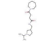4-azepan-1-yl-N-[(1-isopropylpyrrolidin-3-yl)methyl]-4-oxobutanamide